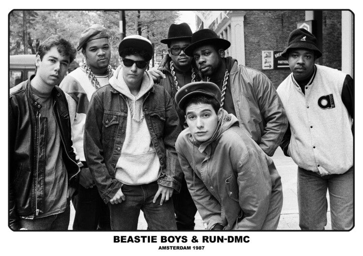 Beastie Boys / Run Dmc - Amsterdam 1987 Poster, Plakat, 84.1 × 59.4 cm