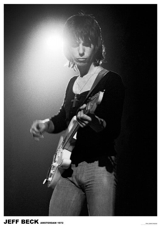 Jeff Beck - Rotterdam 1972 Poster, Plakat, 59.4 × 84.1 cm
