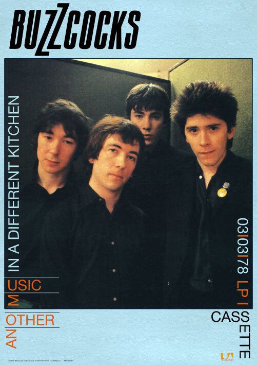 Buzzcocks - Another Music Poster, Plakat, 59.4 × 84.1 cm