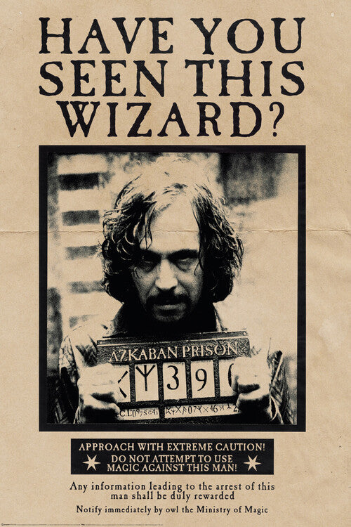 Harry Potter - Sirius Black Poster, Plakat, 61 × 91.5 cm