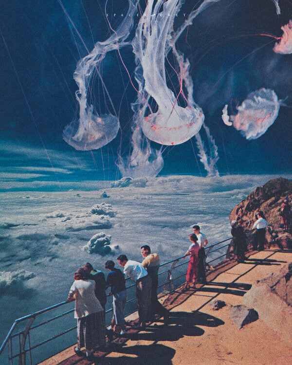 Leinwand Poster, Bilder The sea view, spacerocket art, 70 × 90 cm