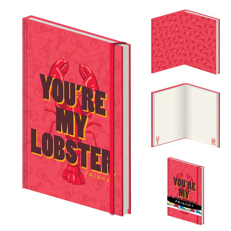 Notizbuch Friends - You‘re My Lobster, A5