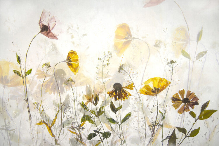 Leinwand Poster, Bilder Flower party, Nel Talen, 90 × 60 cm