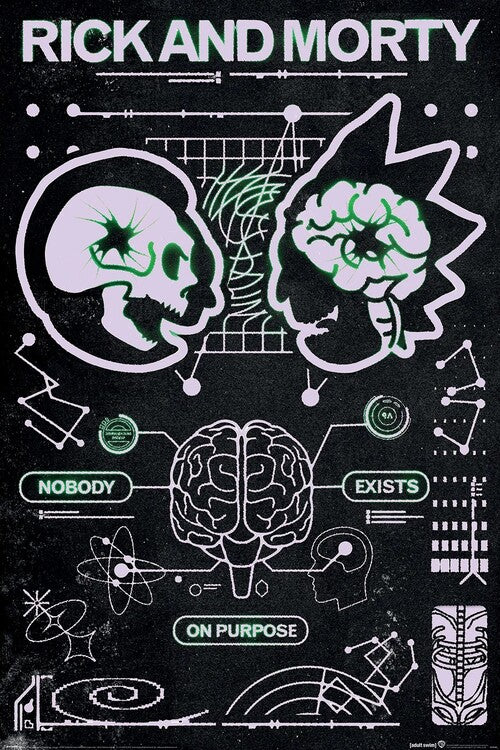 Rick and Morty - Classickal Poster, Plakat, 61 × 91.5 cm