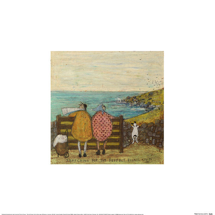 Kunstdruck Sam Toft - Searching For The Perfect Picnic Spot, 30 × 30 cm