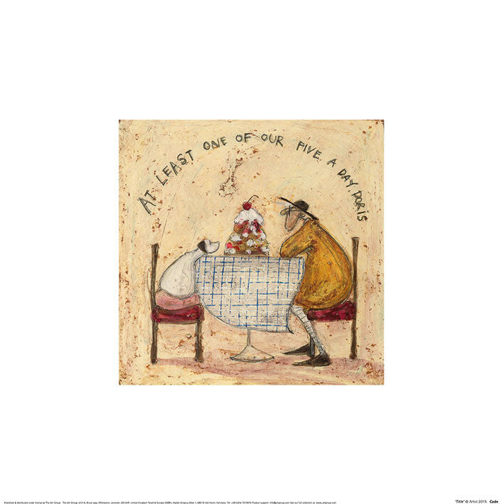 Kunstdruck Sam Toft - At Least One Of Our Five A Day Doris, 30 × 30 cm