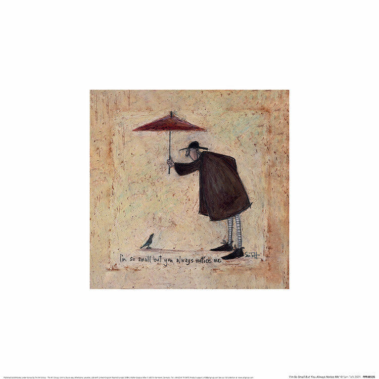 Kunstdruck Sam Toft - I'M So Small But You Always Notice Me, 30 × 30 cm
