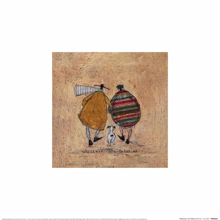 Kunstdruck Sam Toft - Wherever Life Takes Us, 30 × 30 cm