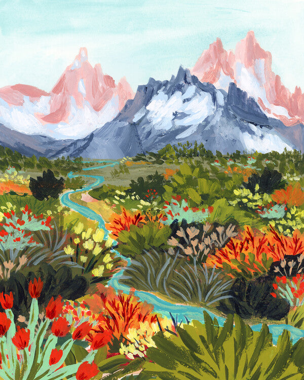 Leinwand Poster, Bilder Autumn Mountains, Sarah Gesek, 65 × 80 cm