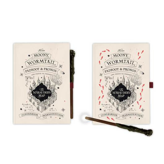 Notizbuch Harry Potter - Marauder‘s Map, A5