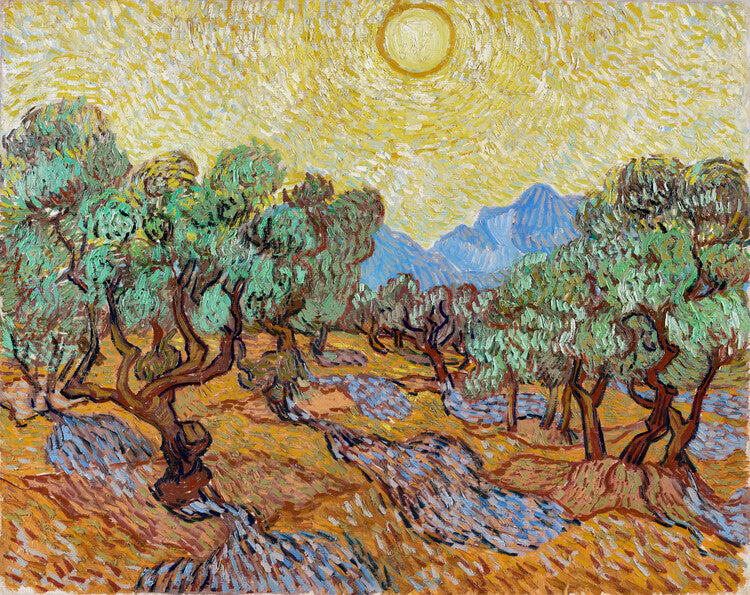 Olive Trees (1889), Vincent van Gogh Poster, Plakat, 40 × 30 cm