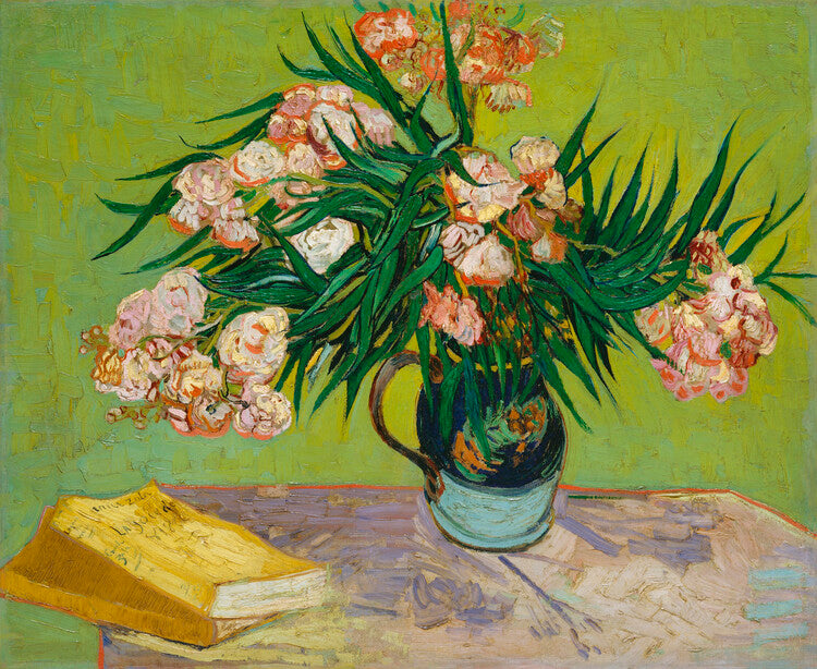 Leinwand Poster, Bilder Oleanders (1888), Vincent van Gogh, 80 × 65 cm