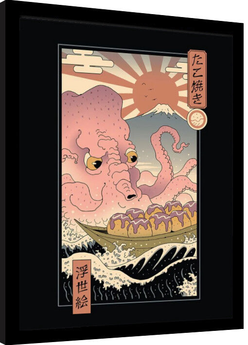 Vincent Trinidad - The Great Takoyaki Gerahmte Poster, Bilder, 34.3 × 44.5 cm