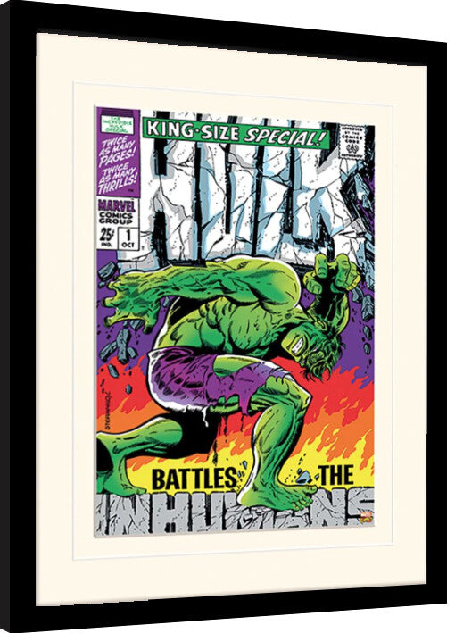 Incredible Hulk - Inhumans Gerahmte Poster, Bilder, 34.3 × 44.5 cm