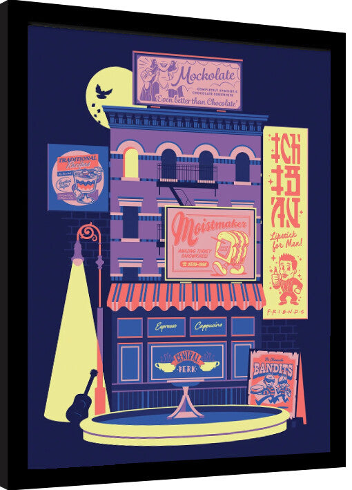 Friends 30 Years - If You Know Adverts Gerahmte Poster, Bilder, 34.3 × 44.5 cm