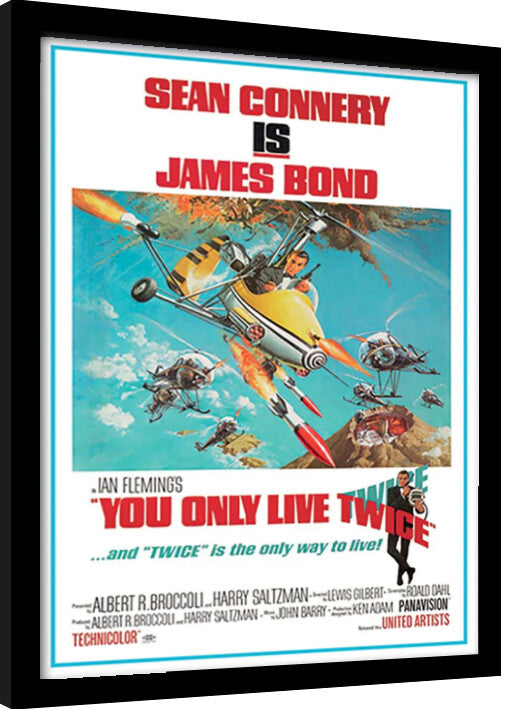 James BOnd - You Only Live Twice Gerahmte Poster, Bilder, 34.3 × 44.5 cm