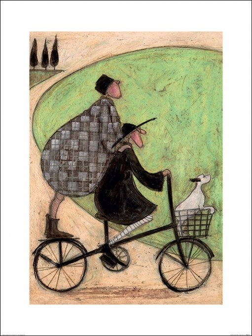 Kunstdruck Sam Toft - Double Decker Bike, 60 × 80 cm