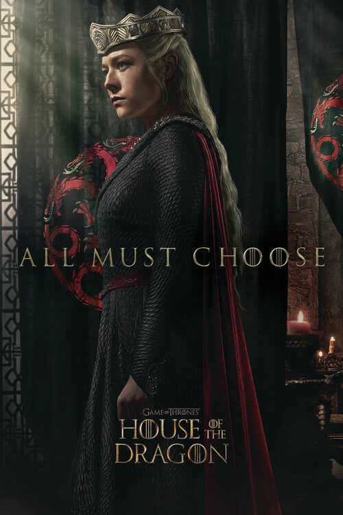House of the Dragon - Princess Rhaenyra Targaryen Poster, Plakat, 26.7 × 40 cm