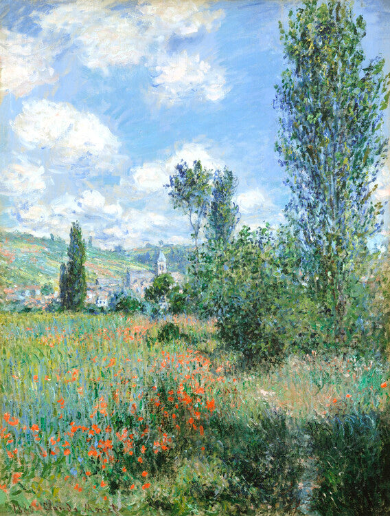View of Vetheuil (1880), Claude Monet Poster, Plakat, 30 × 40 cm