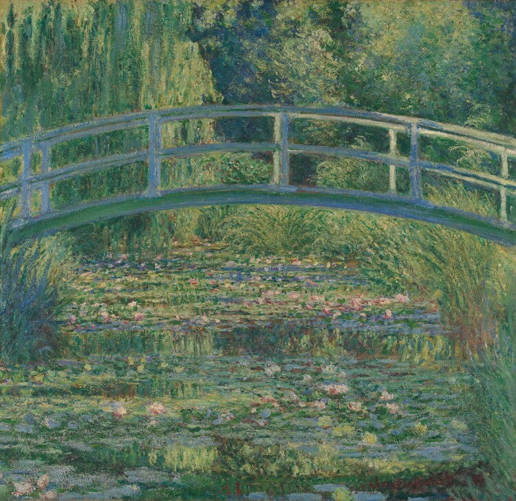 Seerosenteich, Claude Monet Poster, Plakat, 40 × 40 cm