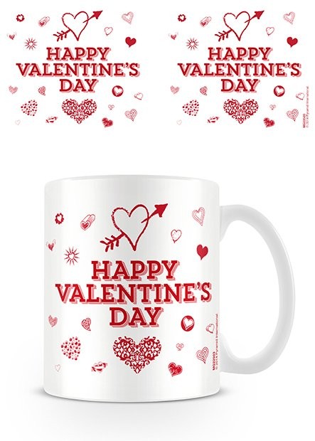 Tasse Valentinstag - Happy, 0,315 l