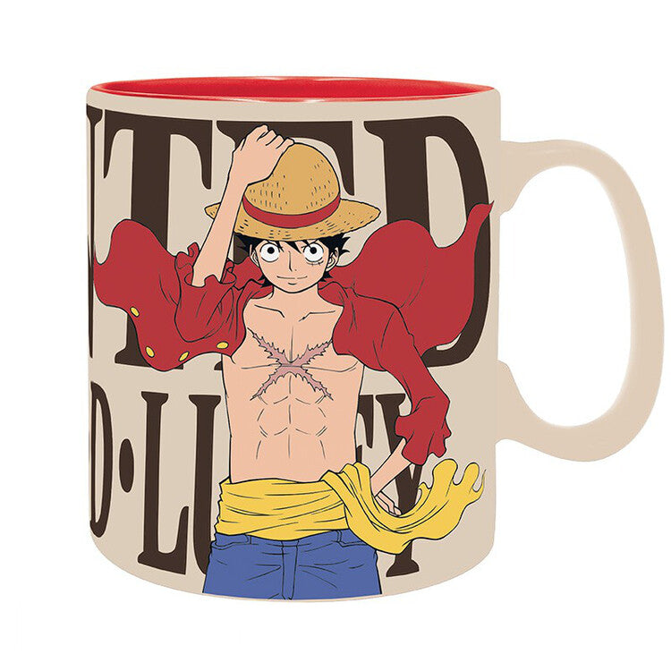 Tasse One Piece - Luffy wanted, 0,46 l