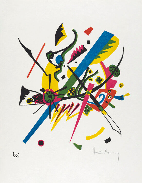 Leinwand Poster, Bilder Kleine Welten I / Small Worlds I (1922), Wassily Kandinsky, 70 × 90 cm