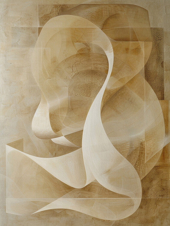 Leinwand Poster, Bilder Poster Canvas Beige, Bilge Paksoylu, 60 × 80 cm