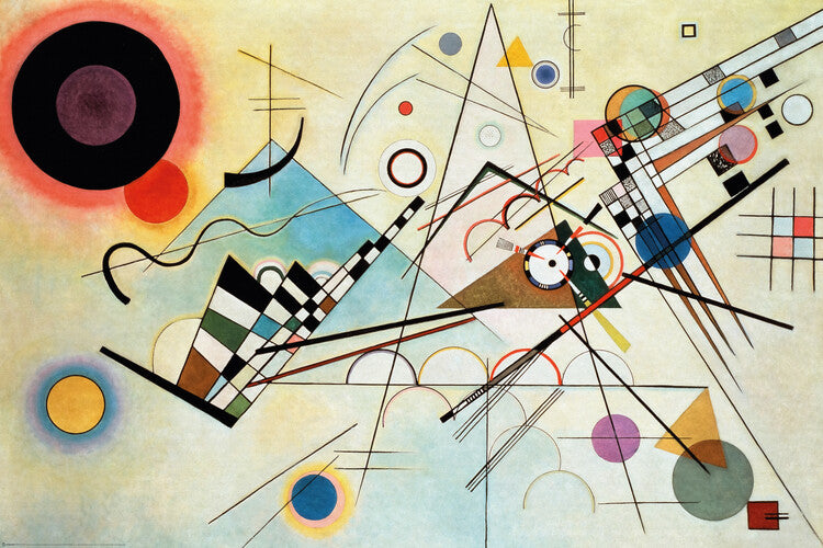 Wassily Kandinsky - Composition VIII. Poster, Plakat, 91.5 × 61 cm