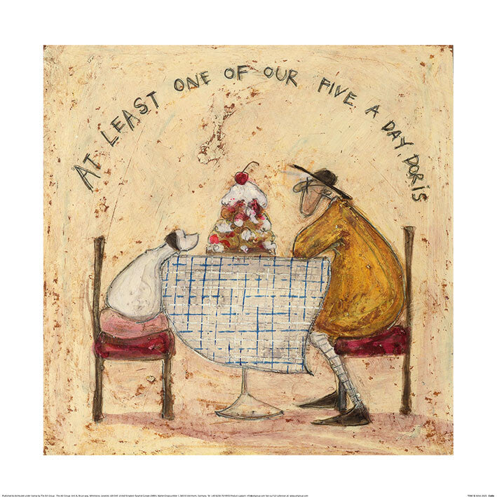 Kunstdruck Sam Toft - At Least One of Our Five A Day Doris, 40 × 40 cm