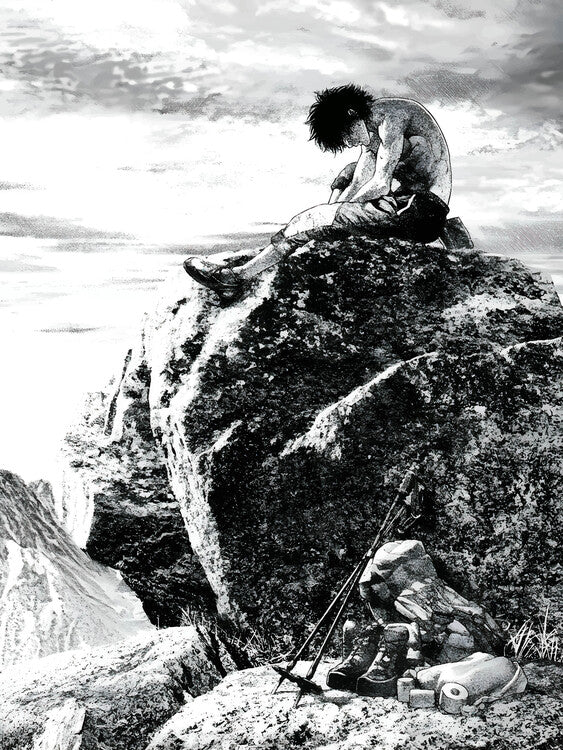 Leinwand Poster, Bilder Kokou no Hito (The Climber), 60 × 80 cm