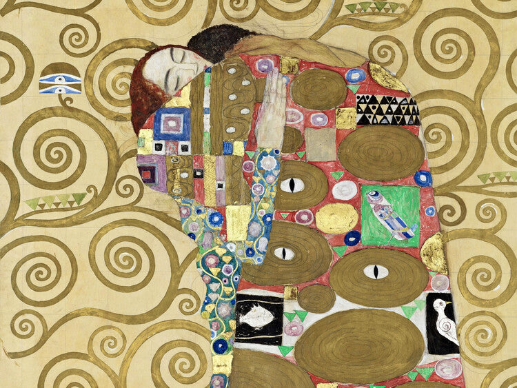 Fulfilment (1905-09), Gustav Klimt Poster, Plakat, 40 × 30 cm