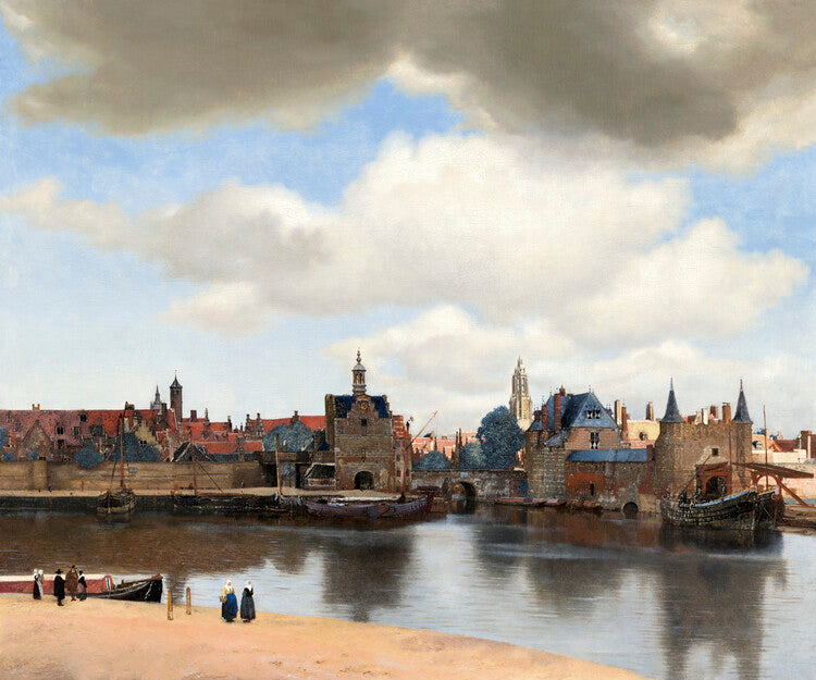 View of Delft, c.1660-61, Jan Vermeer Poster, Plakat, 40 × 33.3 cm