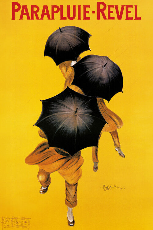 Poster advertising 'Revel' umbrellas (1922), Leonetto Cappiello Poster, Plakat, 26.7 × 40 cm