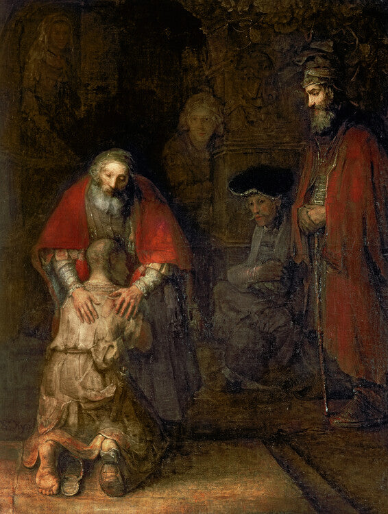 Return of the Prodigal Son (1668-69), Rembrandt Harmensz van Rijn Poster, Plakat, 30 × 40 cm