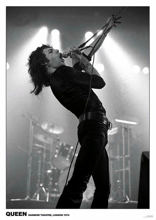 Queen - Live In The Rainbow Poster, Plakat, 59.4 × 84.1 cm