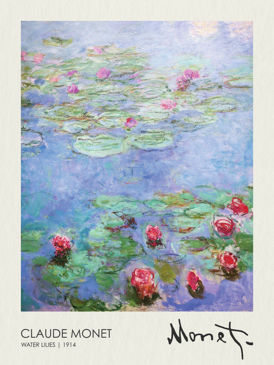 Water Lilies (1914), Claude Monet Poster, Plakat, 30 × 40 cm