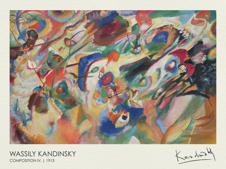 Composition VII. (1913), Wassily Kandinsky Poster, Plakat, 40 × 30 cm