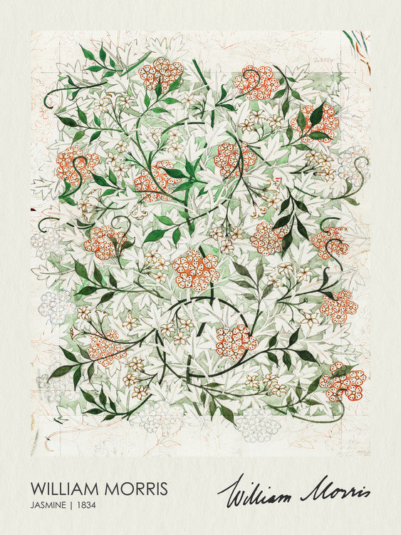 Jasmine (1834), William Morris Poster, Plakat, 30 × 40 cm