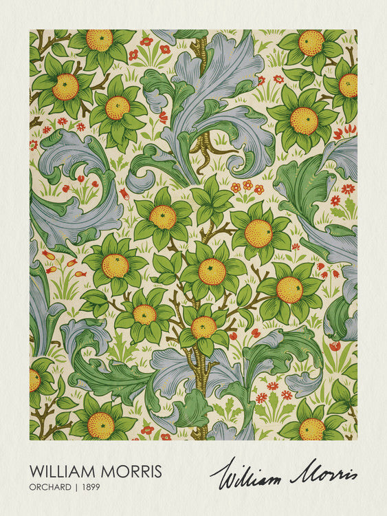 Orchard (1899), William Morris Poster, Plakat, 30 × 40 cm