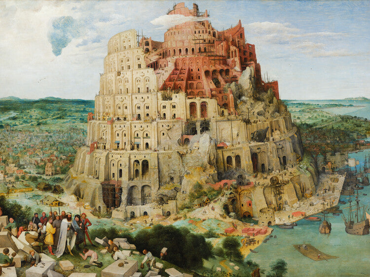 Tower of Babel (1563), Pieter the Elder Bruegel Poster, Plakat, 40 × 30 cm