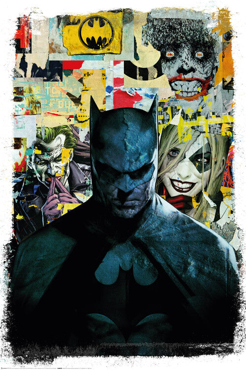 Batman - Dark Knight Collage Poster, Plakat, 61 × 91.5 cm