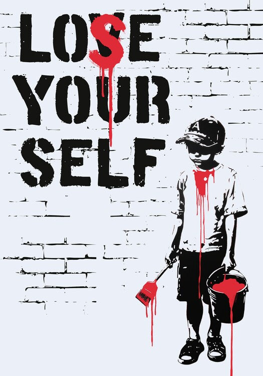 Leinwand Poster, Bilder Lose yourself, 70 × 100 cm