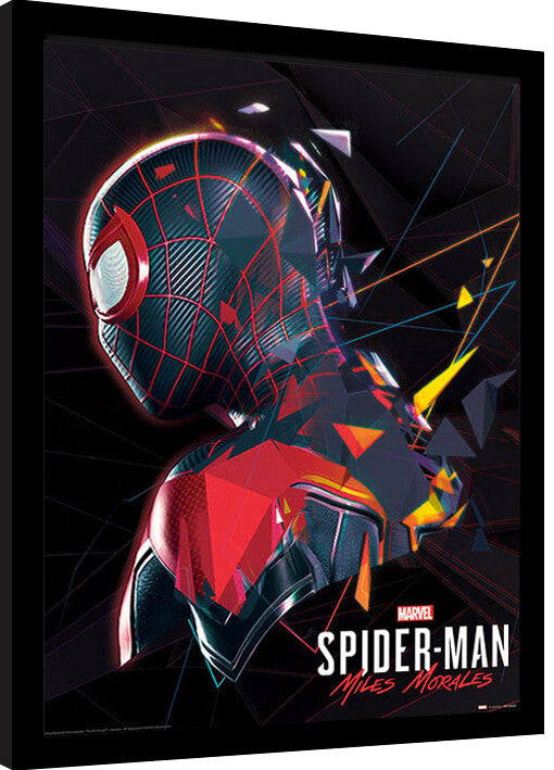 Spider-Man Miles Morales - System Shock Gerahmte Poster, Bilder, 34.3 × 44.5 cm