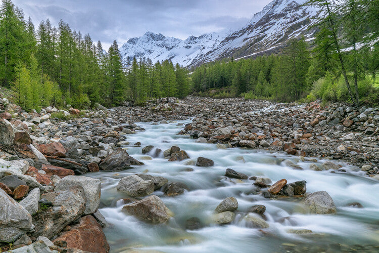 Leinwand Poster, Bilder Loetscental valey, 90 × 60 cm