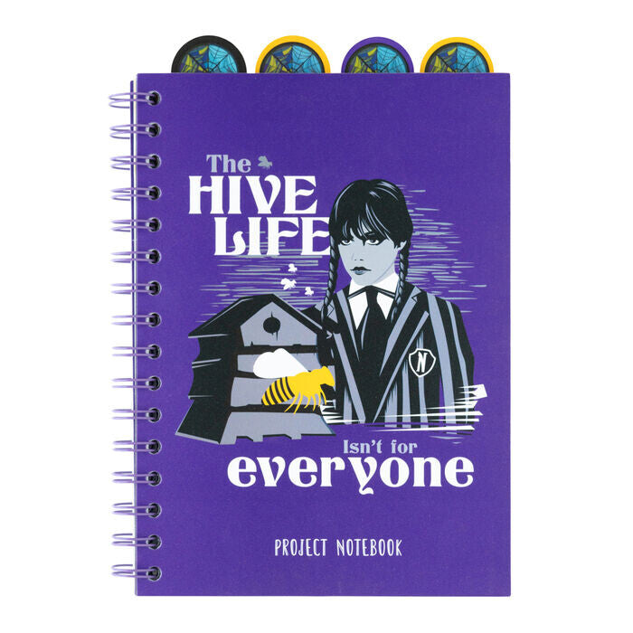 Notizbuch Wednesday - The Hive Life is not for Everyone, A5
