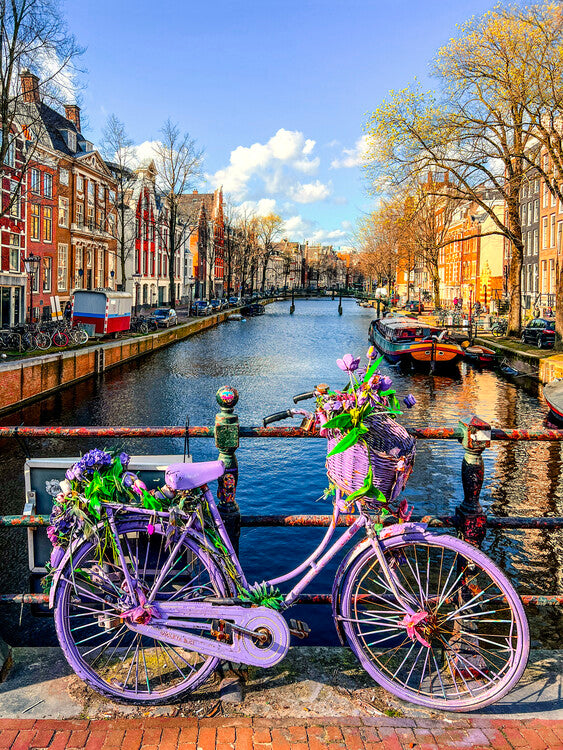 Leinwand Poster, Bilder Amsterdam, Holandsko, 60 × 80 cm