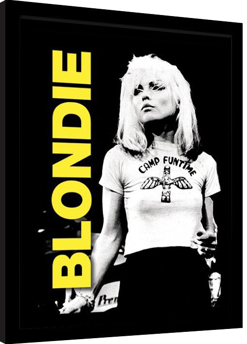 Blondie - live Gerahmte Poster, Bilder, 30 × 40 cm
