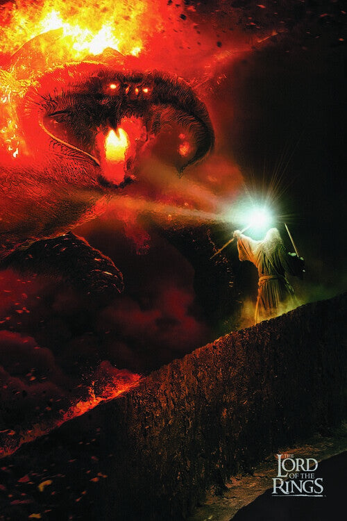 Der Herr der Ringe - Balrog Poster, Plakat, 26.7 × 40 cm