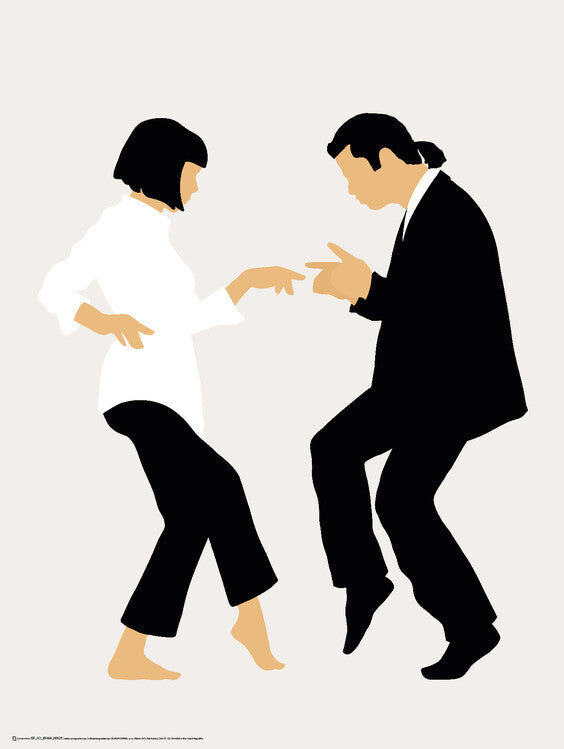 Pulp Fiction Poster, Plakat, 45 × 60 cm